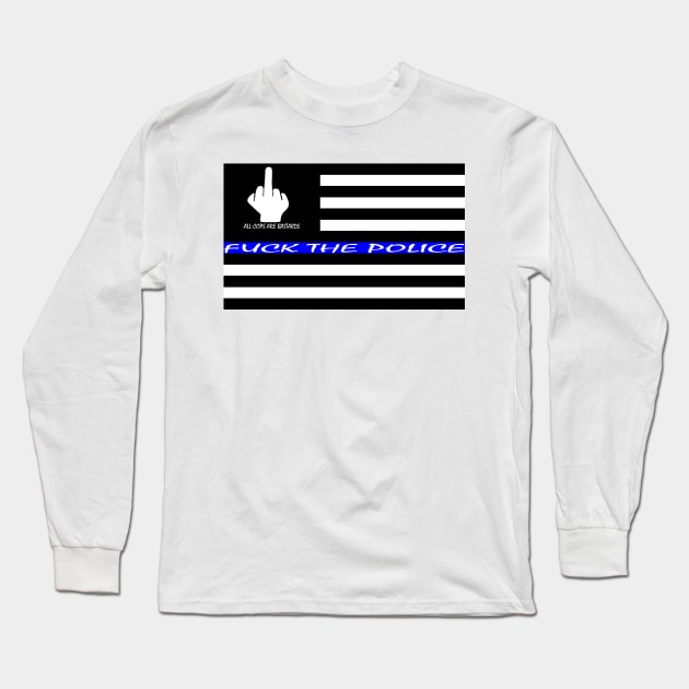 Blue Lives DONT Matter Long Sleeve T-Shirt by RevolutionToday